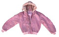 Pink Nappa Leather Bomber